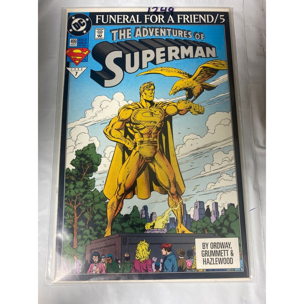 The Adventures of Superman 499 Funeral for a Friend 5 DC Comics‎ 1993 Modern Age